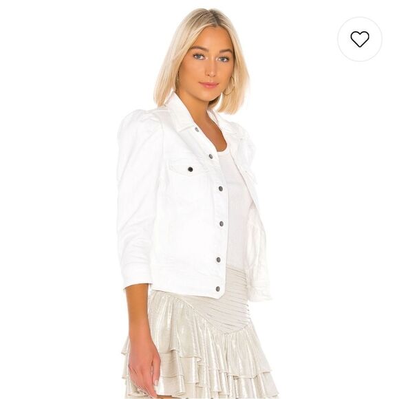 RETROFÊTE Ada Distressed Denim Jacket - Picture 2 of 8